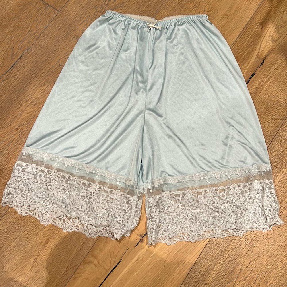 Vintage Korean silk pajama shorts